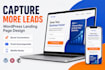 design a high converting lead generation landing page