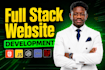 do full stack website development, front end development, backend development