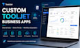 build a custom tooljet internal business app and admin portal