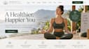 design squarespace yoga studio website medication wellness retreat website