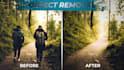 remove objects, people or background items from photo