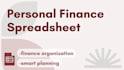 create adaptable personal finance spreadsheets