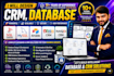 design sql database, mysql, airtable, custom, CRM, zoho, hubspot, ai web app