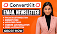 setup convertkit newsletter kit landing page convertkit email sequence expert