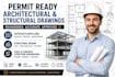 create civil structural engineering designs and architectural autocad drawings
