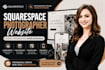 design squarespace photographer website or pixieset website for more booking