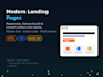 build a modern responsive landing page using HTML CSS and javascript