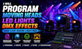 program moving heads led lights dmx effects and live show lighting