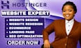 hostinger website design, hostinger website redesign, design  hostinger design