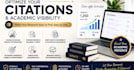 increase your google scholar citations and research visibility