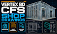create vertex bd machine files and cold formed steel shop drawings