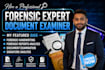 do document forensics, detect forgery with handwriting and signature analysis