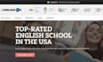 design wix language school website esl iesson translation services website