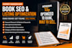 optimize your amazon KDP book SEO, metadata, keywords, and listing