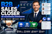 close b2b sales as your commission based sales representative and sdr