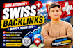 build high quality swiss backlinks for off page seo