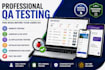 manually QA test your website, android, ios