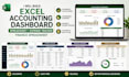 build excel accounting dashboard spreadsheet expense tracker finance spreadsheet