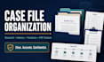 organize and format your case files into a clear litigation support packet