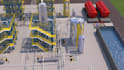 create a professional oil gas plant 3d model and refinery plant design visual