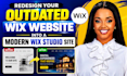 redesign your outdated wix website into a modern wix studio site