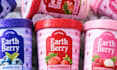 design a strawberry food label