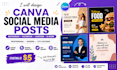 design canva social media posts