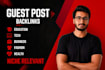 get guest post on niche websites