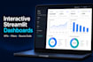 build an interactive streamlit dashboard for your data
