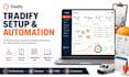 set up, customize and automate your tradify job management software
