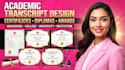 design pro award certificate diploma highschool transcript college transcript