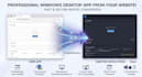 convert your website into a windows desktop app