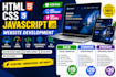 do professional modern HTML, CSS javascript and bootstrap website development