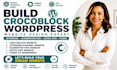 build crocoblock wordpress website with elementor pro jetengine astr pro