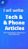 write SEO tech articles, phone tips and how to guides