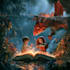 draw a cartoon book cover art