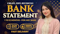 bank statement bank statement bank statement as you need
