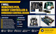 design robotics pcb, robot controller and embedded control board