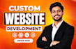 build custom website, website design web application as a full stack developer