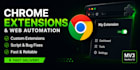 develop a custom chrome extension or browser extension
