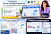 do data analysis using excel, sql, python and power bi