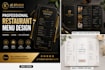 design a professional restaurant menu in canva