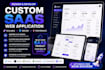 design and develop a custom saas web application