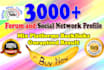 boost 3000 forum and social network mix backlinks