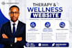 build therapy website wellness counselling squarespace website