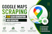 do google maps scraping, b2b lead generation, and web scraping