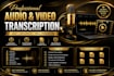 audio and video transcript