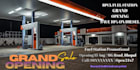 design petrol pump banner, flex banner and hoarding design