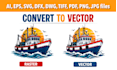 vector tracing, convert image to vector file, vector logo, vectorize image