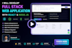 develop a full stack web application with react node